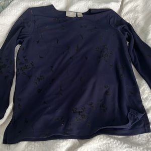 Appliqué long sleeve shirt